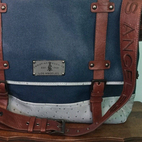 🔥Christian Audigier Los Angeles Messenger Bag - Picture 3 of 8